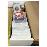 Large box of press pass cards