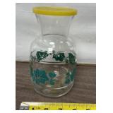 Mid century decanter with lid