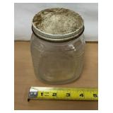 Country Store Jar  with lid vintage