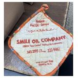 Vtg. Smile Oil Co. pot Holder