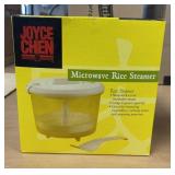 Joyce Chen Microwave Rice Steamer in Box