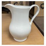9in. White Pitcher