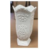 7in. White Vase