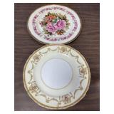 Two 10-11in. Decorative Wall Hanging Plates