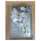 1 6 inch long glass trinket box