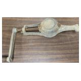 Vintage ice cream crank