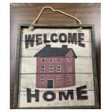 19x17.5in. "Welcome Home" Sign
