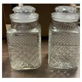 Two, 9in. Cookie Jars