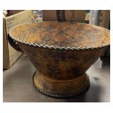8in. Big Tin Bowl w Handles