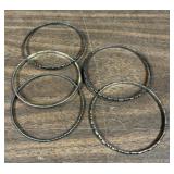 5 Small Costume Jewelry Bracelets