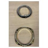 Two Costume Jewelry Bracelets