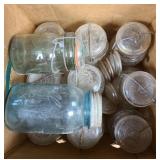 Box lot of vintage jars