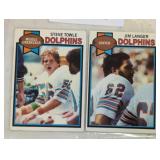 Two vintage trading football cards / Shipping