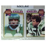 TWO VINTAGE FOOTBALL TRADING CARDS / SHIPPING