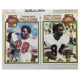 TWO VINTAGE FOOTBALL TRADING CARDS / SHIPPING