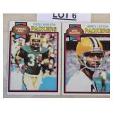 Two vintage trading football cards / Shipping