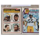 Two vintage trading football cards / Shipping