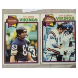 Two vintage trading football cards / Shipping