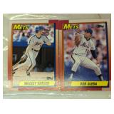 TWO VINTAGE BASEBALL TRADING CARDS / SHIPS