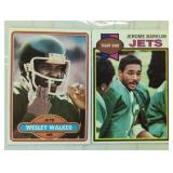 TWO VINTAGE FOOTBALL CARDS / SHIPPING