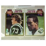 TWO VINTAGE FOOTBALL CARDS / SHIPPING