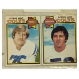 TWO VINTAGE FOOTBALL CARDS / SHIPPING
