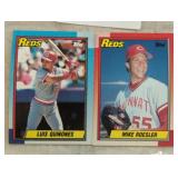 TWO VINTAGE BASEBALL TRADING CARDS / SHIPS