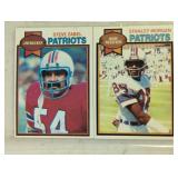 TWO VINTAGE FOOTBALL CARDS / SHIPPING