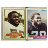 TWO VINTAGE FOOTBALL CARDS / SHIPPING