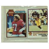 TWO VINTAGE FOOTBALL CARDS / SHIPPING