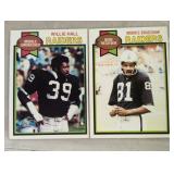 TWO VINTAGE FOOTBALL CARDS / SHIPPING