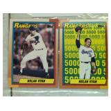 TWO VINTAGE BASEBALL TRADING CARDS / SHIPS