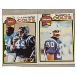 TWO VINTAGE FOOTBALL TRADING CARDS / SHIPPING
