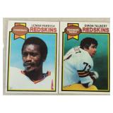 TWO VINTAGE FOOTBALL CARDS / SHIPPING