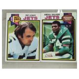 TWO VINTAGE FOOTBALL CARDS / SHIPPING