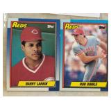 TWO VINTAGE BASEBALL TRADING CARDS / SHIPS