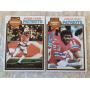 Two vintage trading football cards / Shipping