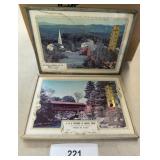 2 vintage thermometers / Esso / music shop