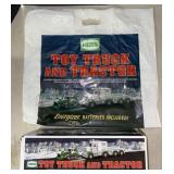 HESS TOY TRUCK AND TRACTOR IN BOX W/ORIGINAL BAG
