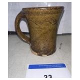 HANDMADE POTTERY 4" Mark Hewitt mug