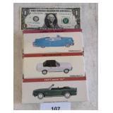 3 TOY CARS IN BOX / Camaro Mustang El Dorado