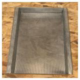 Heavy duty, stainless steel perforated tray