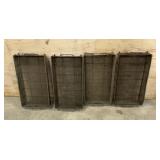 12"x22"x3" Reinforced perforated steel trays