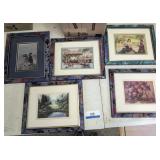 5 Framed Pictures for Decorating / Ships