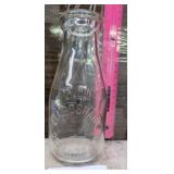 1 PINT MILK BOTTLE ELI BOSHART DEFERIET NY
