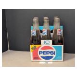 10 ounce Pepsi-Cola bottles in carton / ship