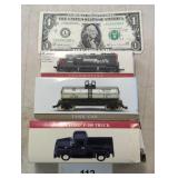 3 Toys / tank car locomotive 1956 Ford truck