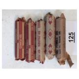 Estate Find five rolls of pennies / Shipping