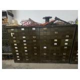 Vintage heavy duty steel cabinet 7 1/2 feet long