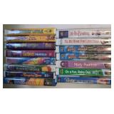DISNEY MOVIES ASSORTMENT ON VHS / SHIPS